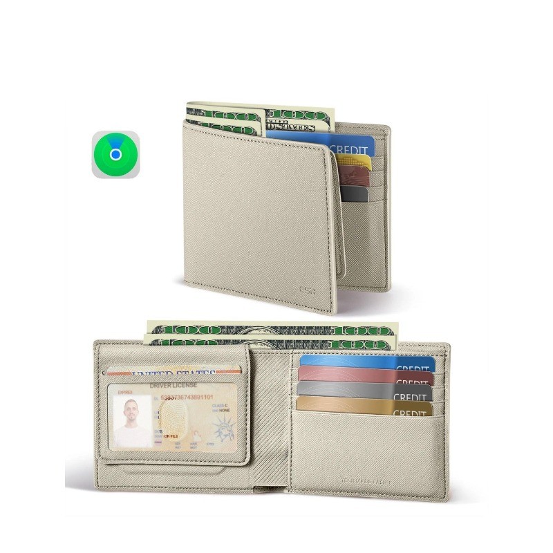 Classic Geo Wallet Men Full Find My Functionality Thin & Lightweight Gift