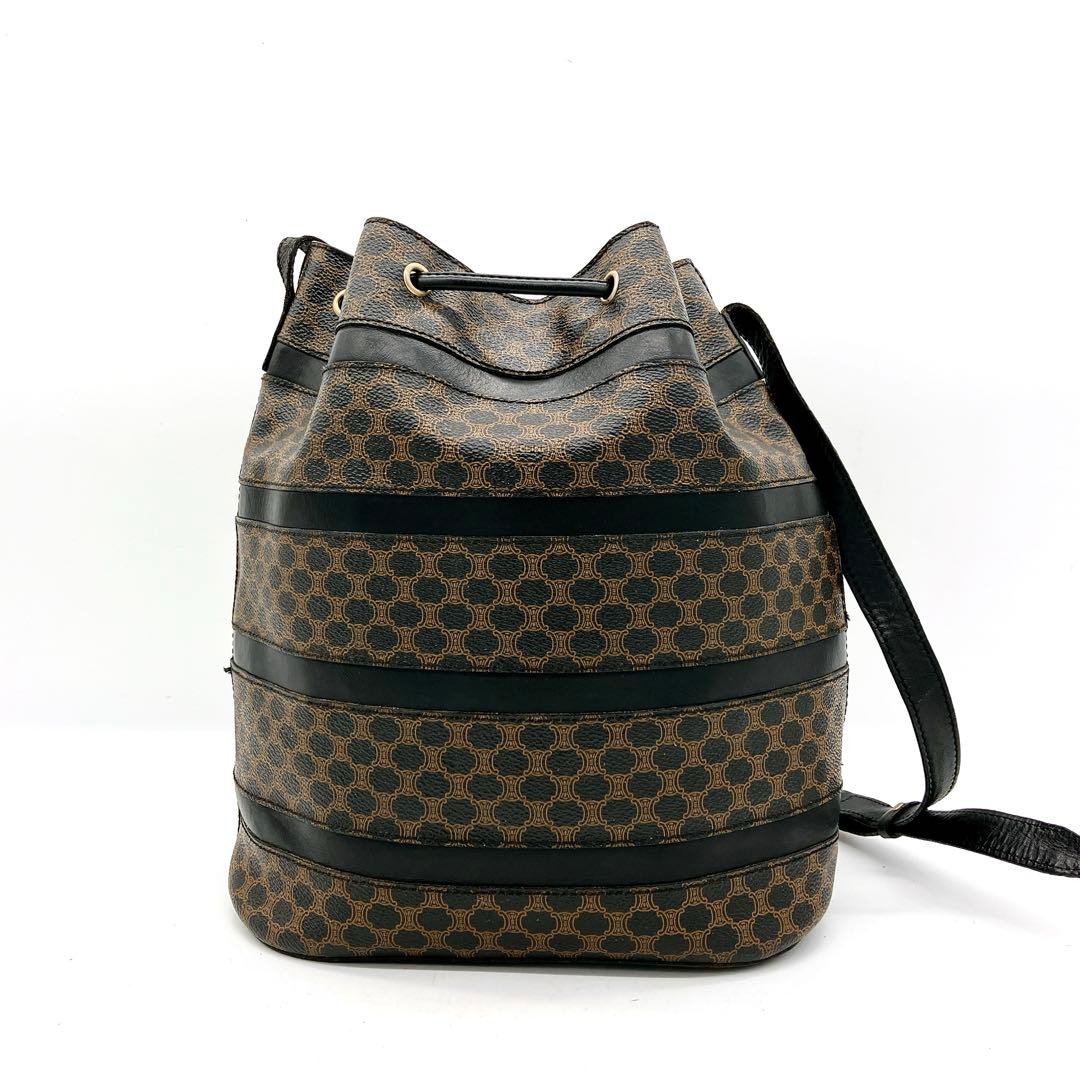 CELINE Shoulder bag Macadam Vintage Authentic From Japan used