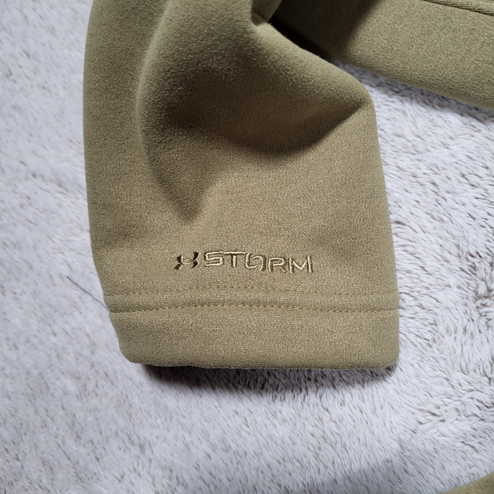 Under Armour Porter 3-in-1 Jacket Mens S Green Outdoor Fleece Lined Soft Shell