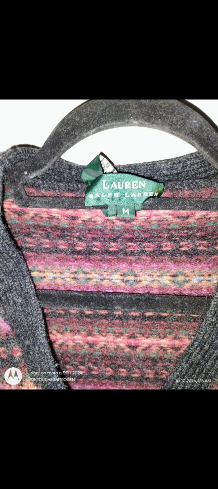 Lauren Ralph Lauren “Green” Label 100% Lambskin Wool Sweater