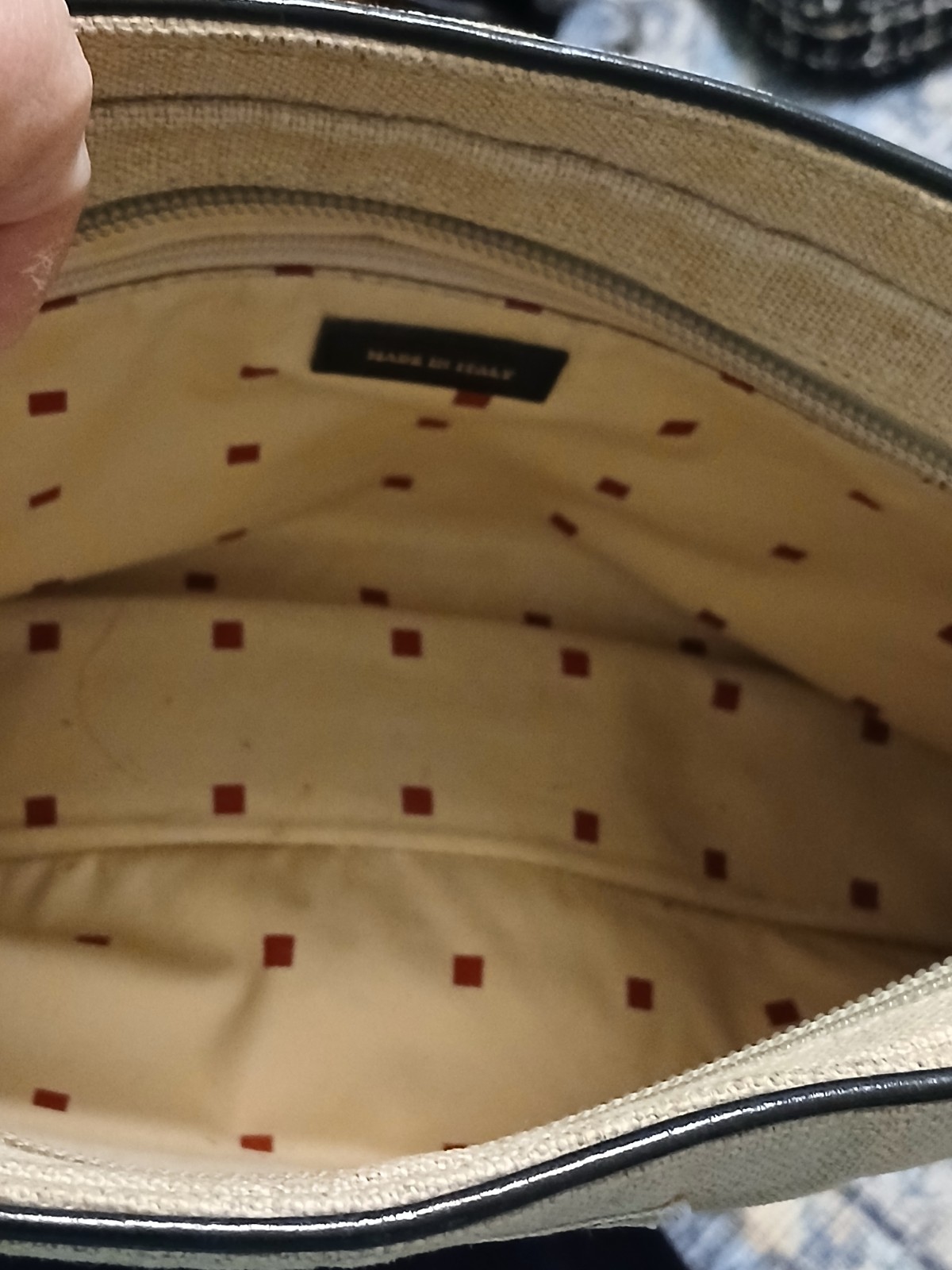 kate spade baguette shoulder bag linen