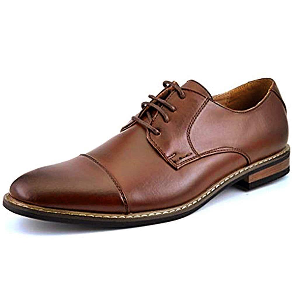 Men’s Classic Formal Oxford Wingtip Lace Up Dress Business Party Shoes Wide Size
