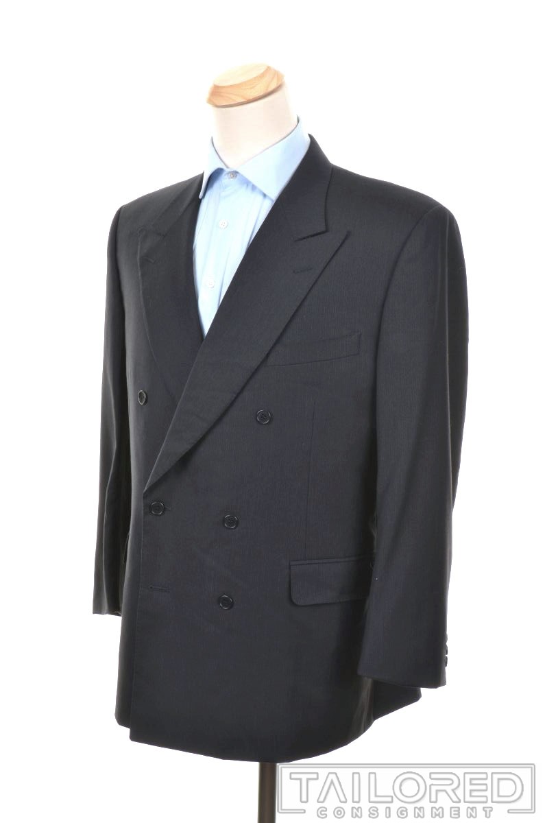 CANALI Solid Blue 100% Reine Mens Blazer Sport Coat Jacket – EU 58 / US 48 S