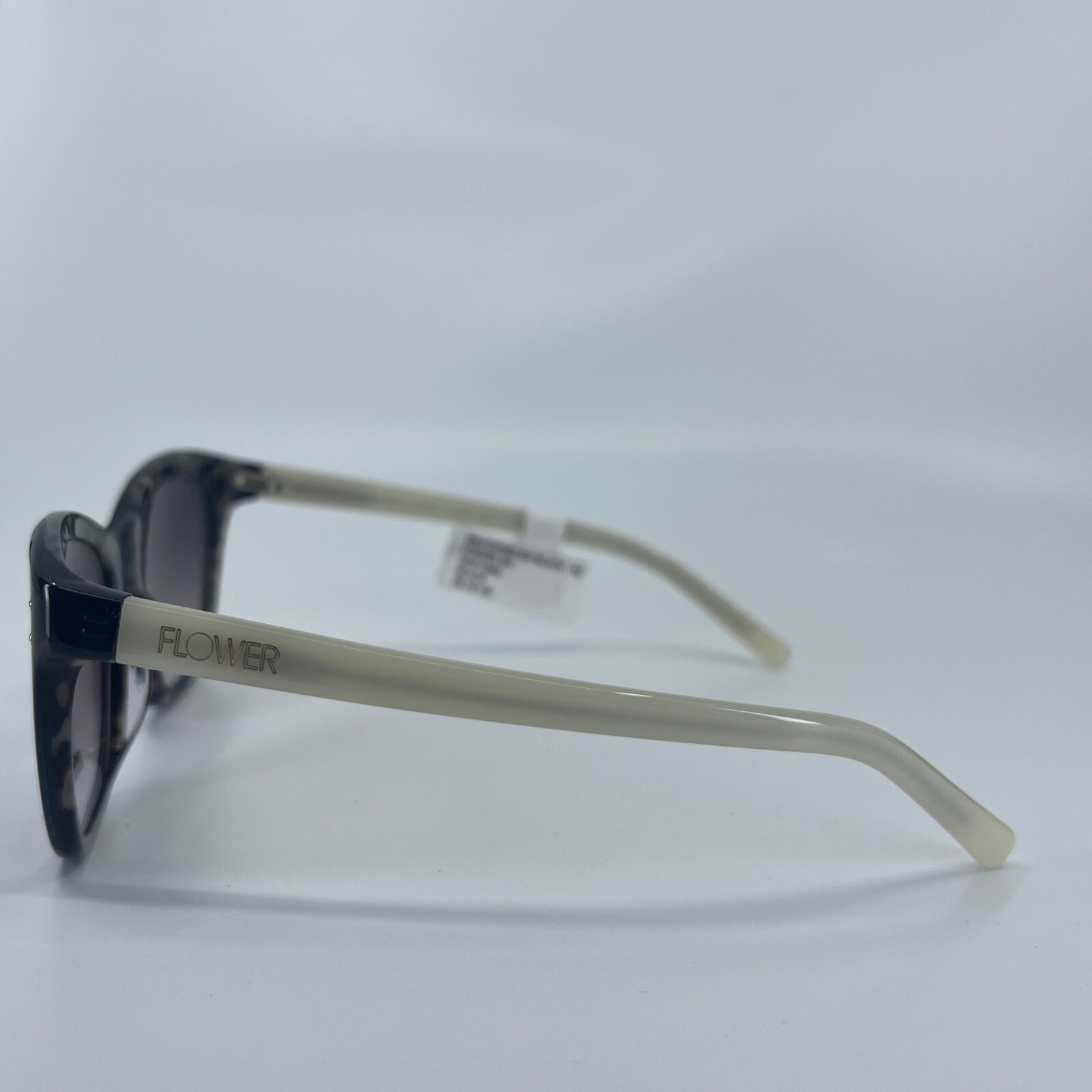 Flower FLR1003 001 Sunglasses Black Square Frames 55[]18 135