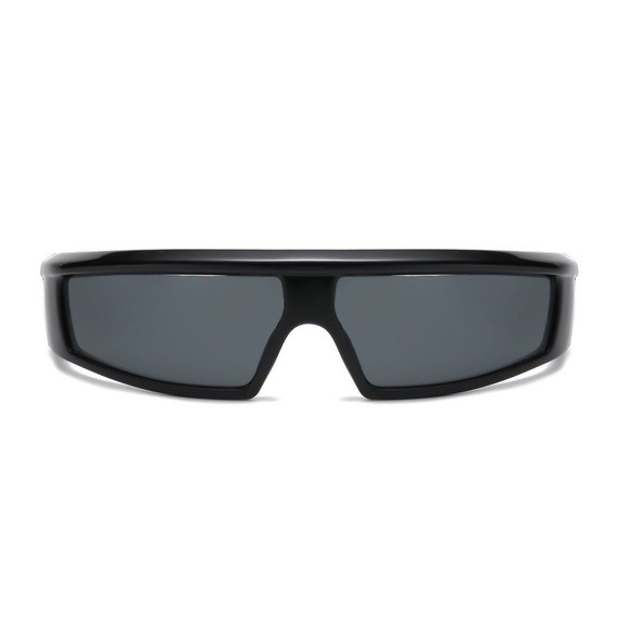Women Sunglasses Driving Dark Black Lens Wrap Around Outdoor Street Wear Hip Hop