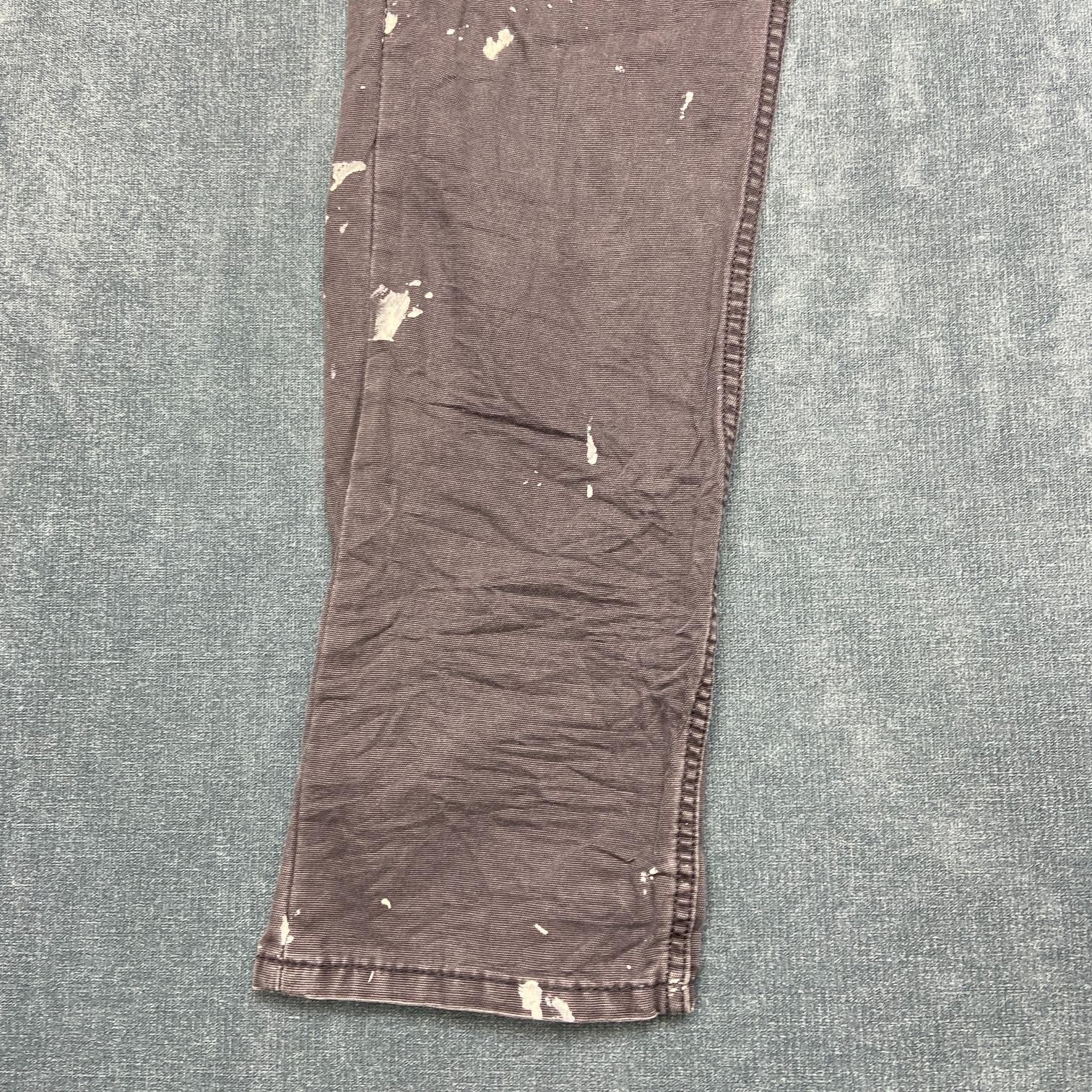 Levi’s 514 Jeans Mens 29×30 Gray Denim Everyday Wear Light Wash Straight Fit