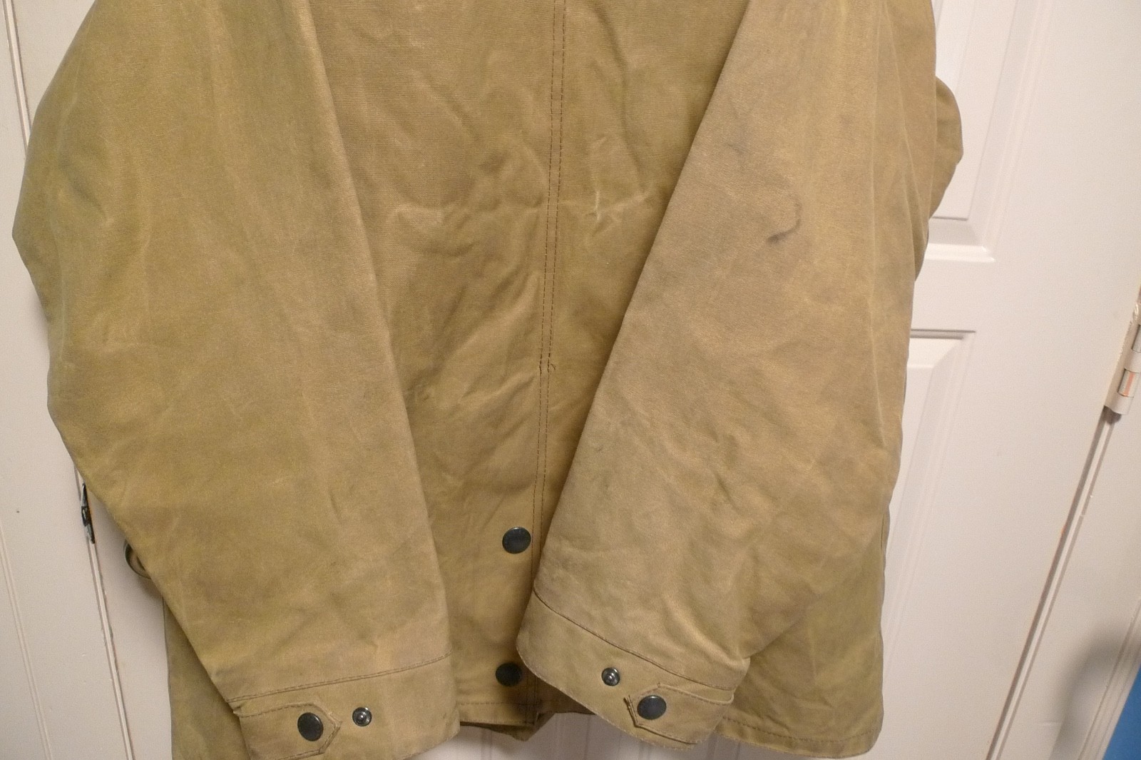 BARBOUR – A501 CRASTER 10 OZ WAX COTTON JACKET – EXTRA HEAVYWEIGHT – 46 – RARE