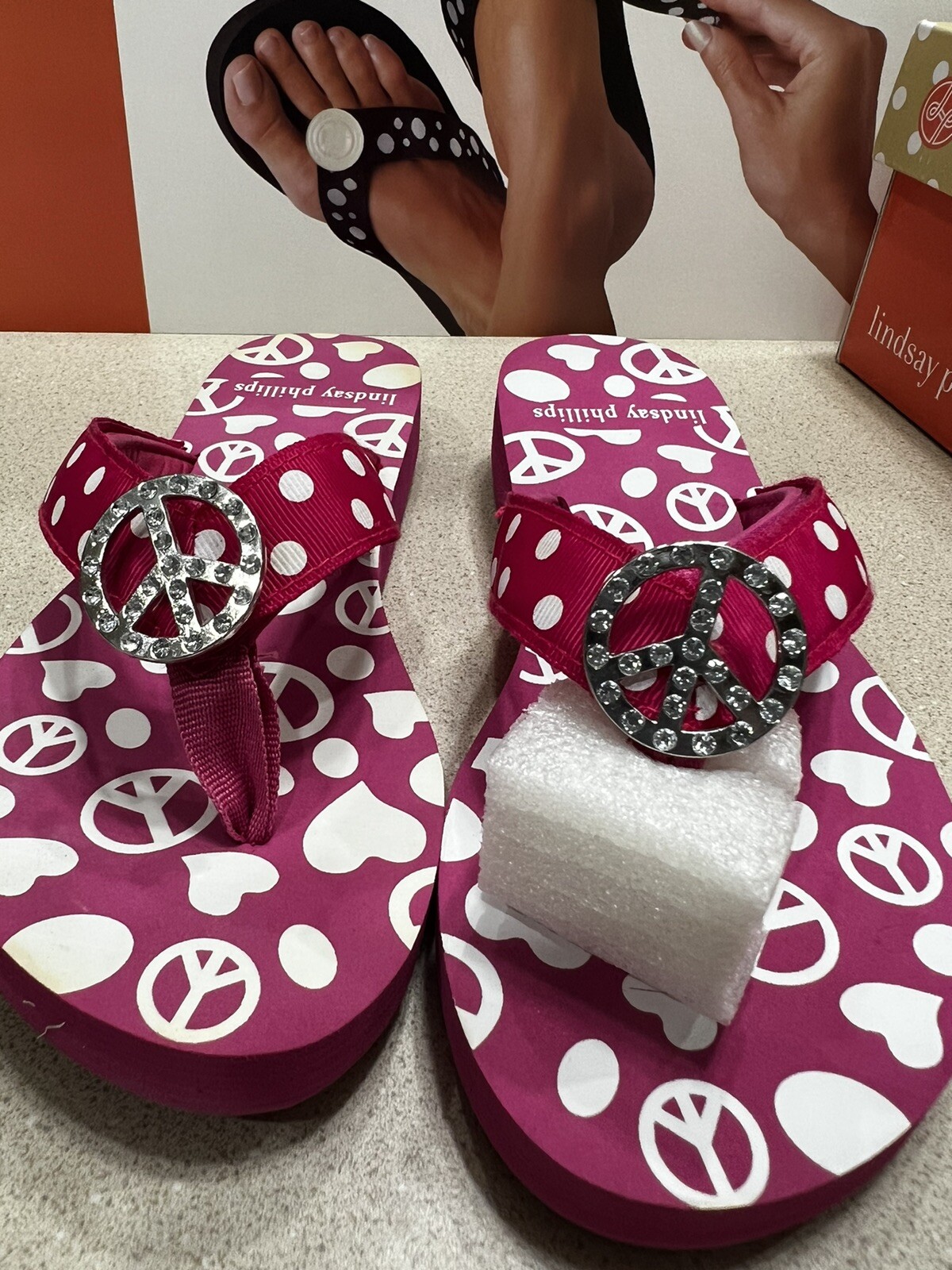 Switchflops LuLu Pink Sandal Switchable Straps New in the Box Size 5 FAST SHIP