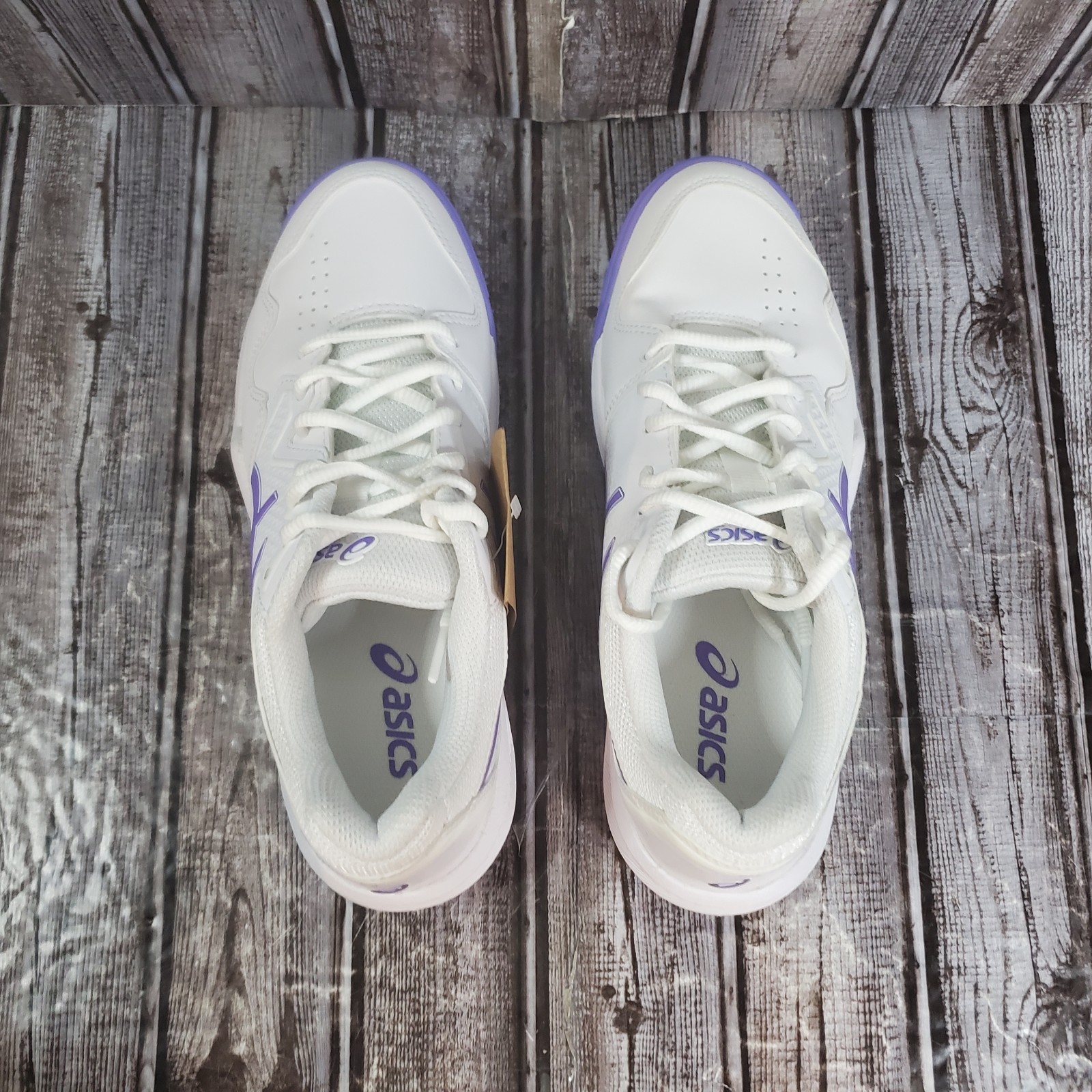 Asics Women’s Gel Dedicate 7 Tennis Pickleball Sneakers White Amethyst Size 7