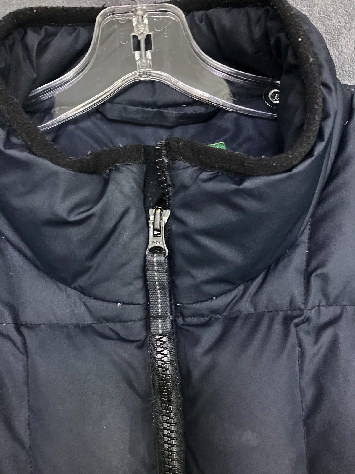 CABELAS Premier Northern Goose Down Men XL 650 Fill Quilted Puffer Jacket ISSUES