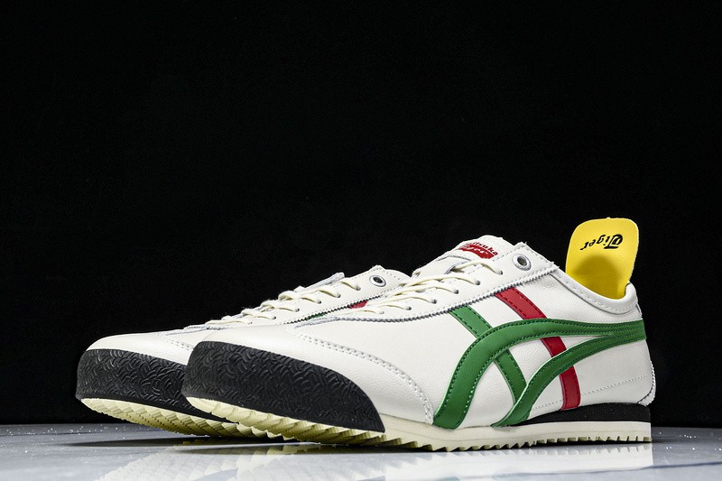 Onits*ka Tiger Mexico 66 SD Birch Green Red Yellow 1183A872-100 Unisex Size 4-11