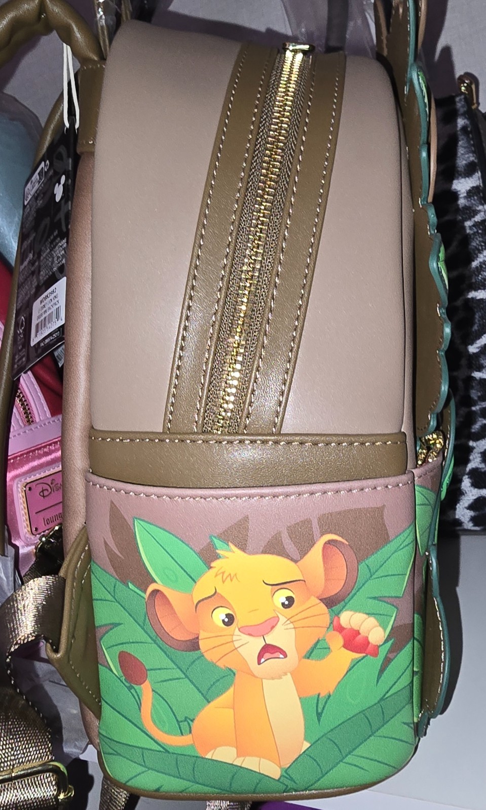 Loungefly HT The Lion King Limited Edition Hakuna Matata Grubs Mini Backpack NWT