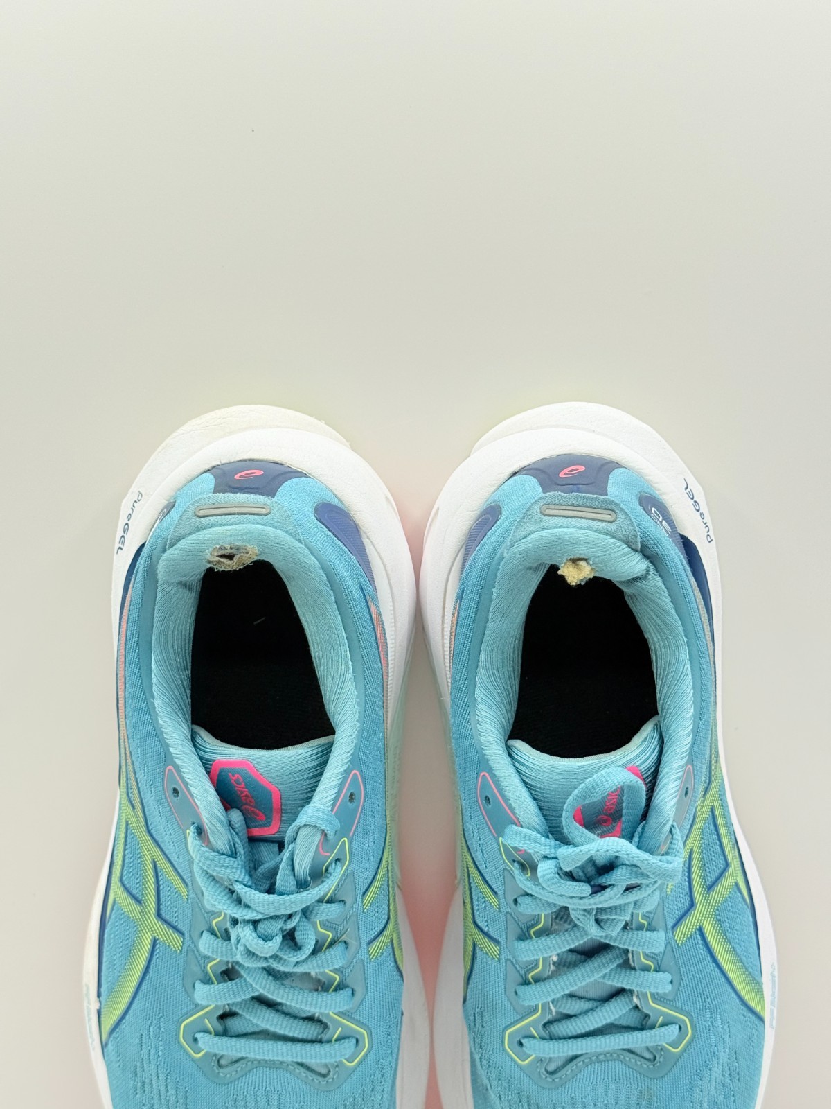 Size 10.5 ASICS Gel Kayano 30 Womens Blue Running Shoes Sneaker 1012B357