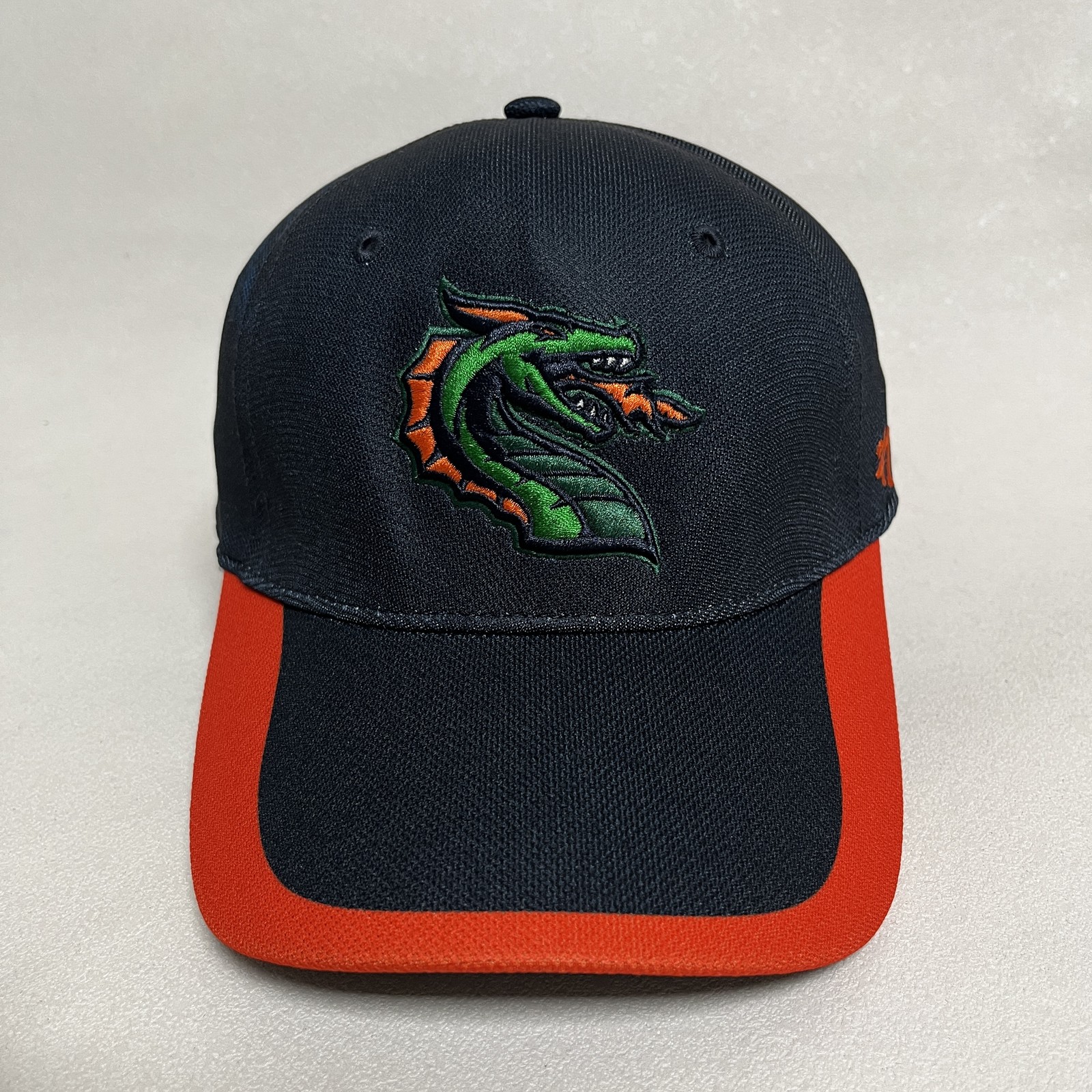 ’47 Seattle Dragons XFL Fitted Cap Navy Orange Approx 7 1/8 Retro Hat