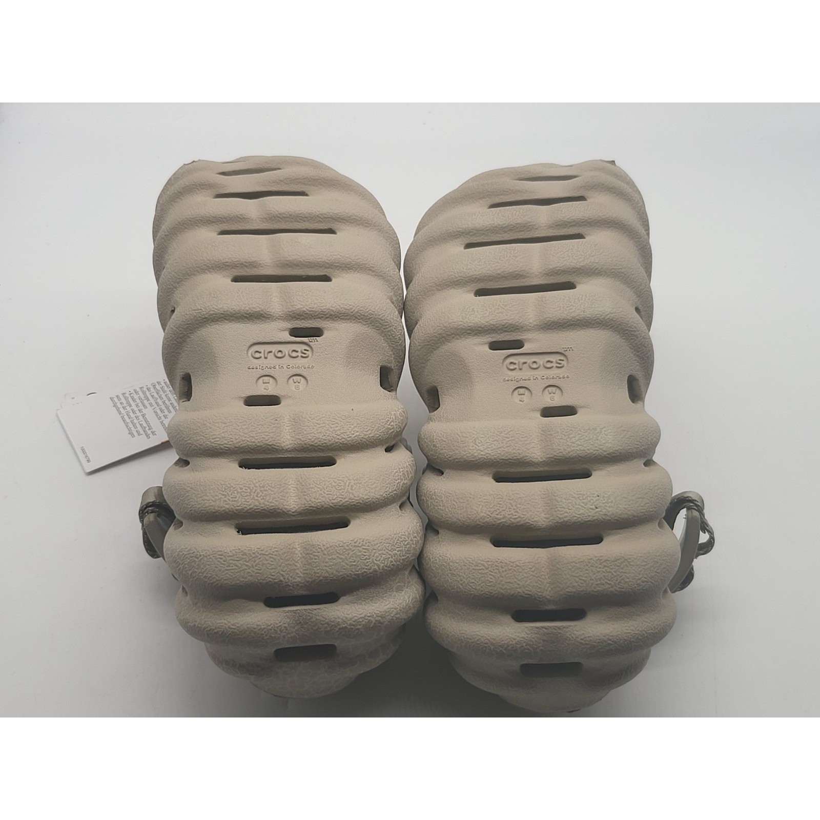 Crocs Echo Crackle Clog Unisex Sand Beige M4 W6 211630-0LJ