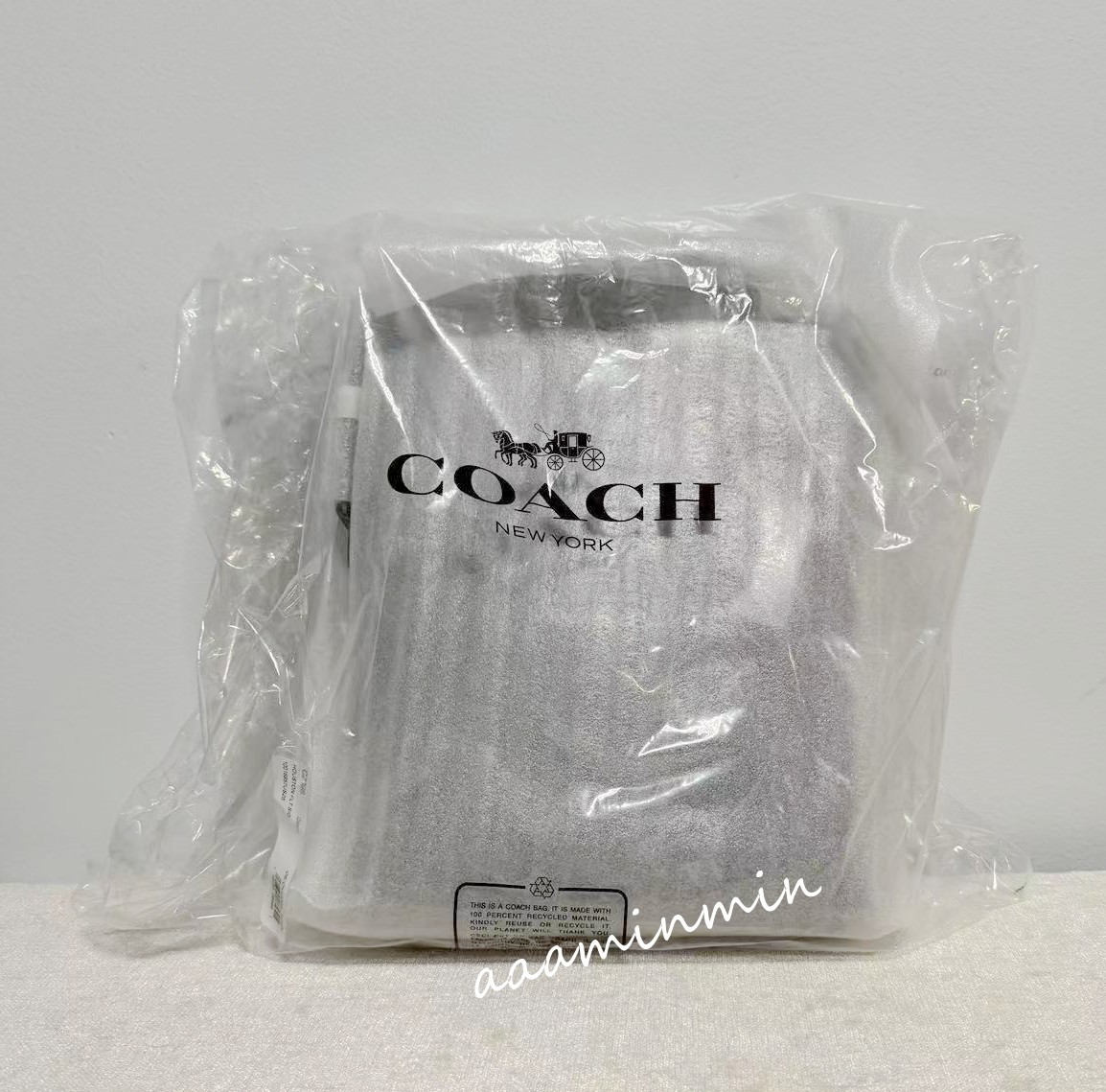 NWT Coach CZ398 Men’s Houston Flight Bag Signature Canvas&Leather Charcoal Black