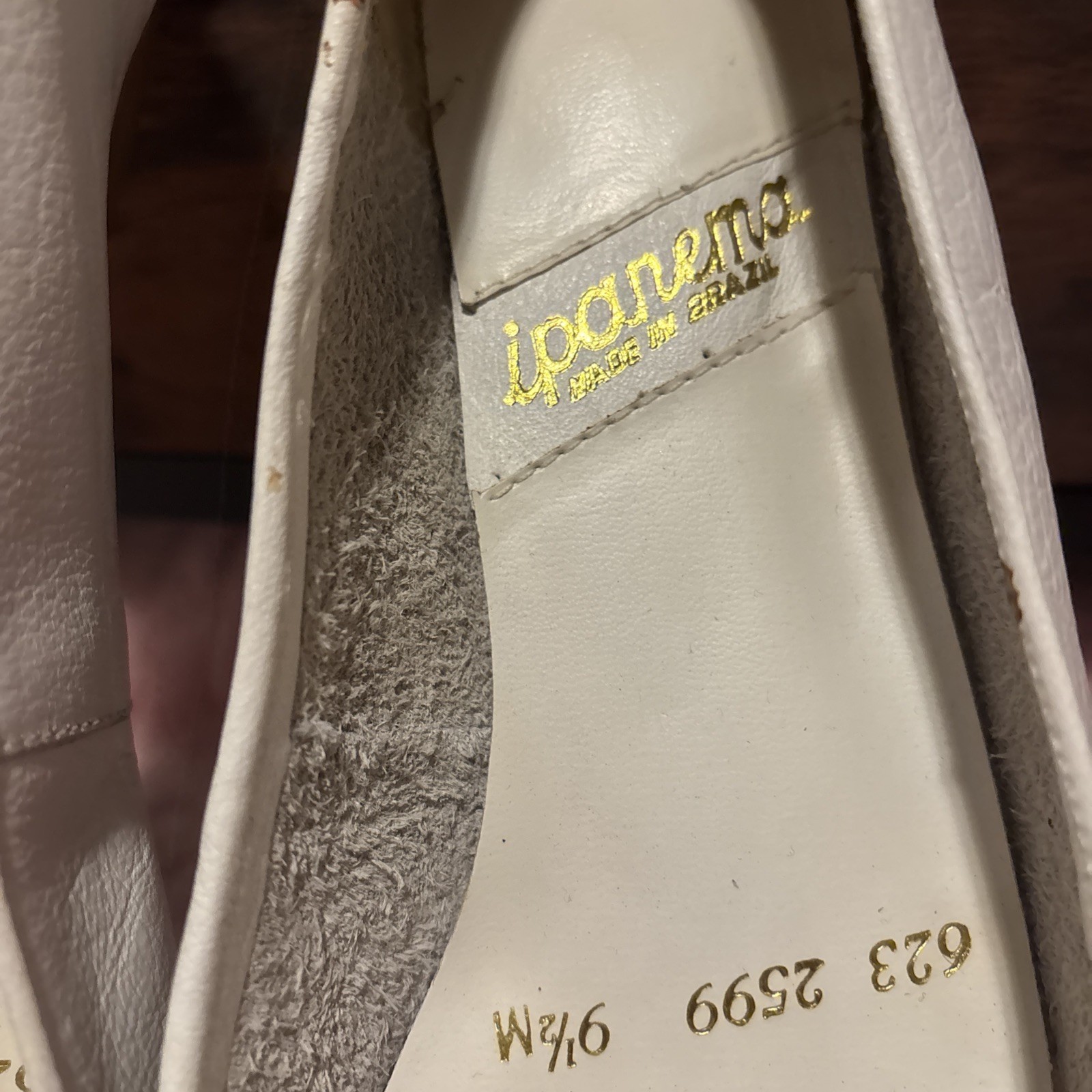 Ipanema Women’s Leather Upper And Man Made Size 9 1/2