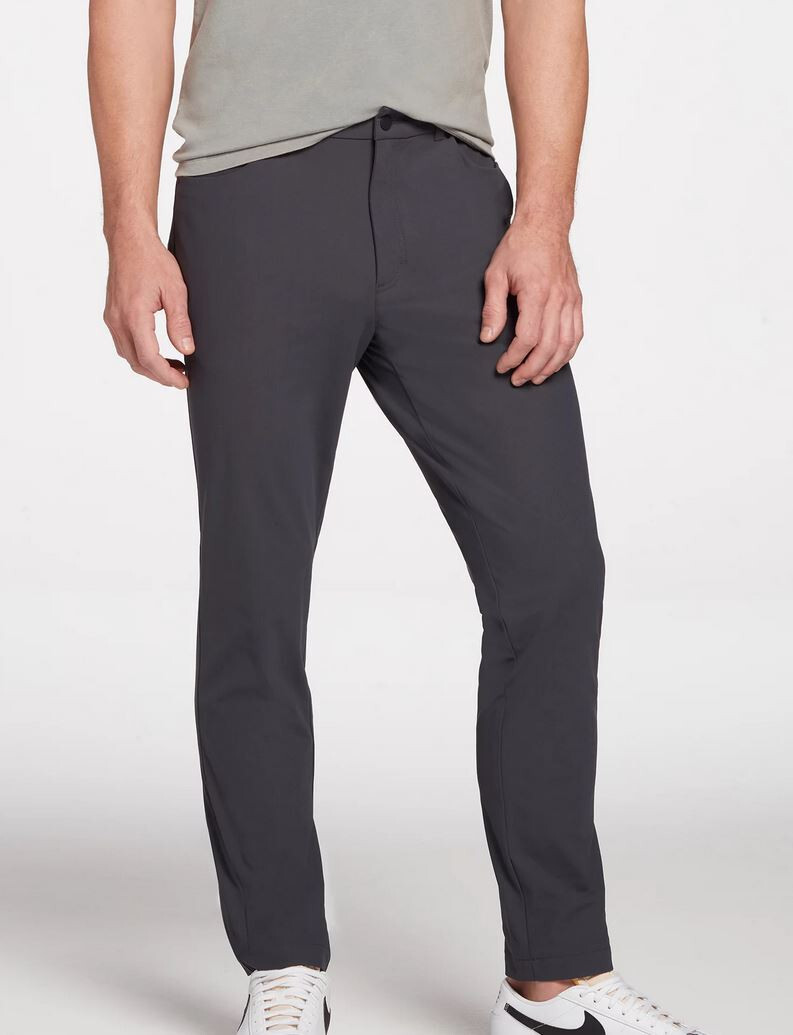 VRST 30X32 Mens Graphic Charcoal Commuter 2-Way Stretch 5-Pocket Slim Fit Pants