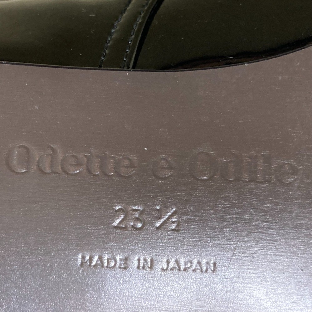 ODETTE E ODILE Lace-Up Shoes, Back Heel Pumps, Size 9.3, Black Women USED