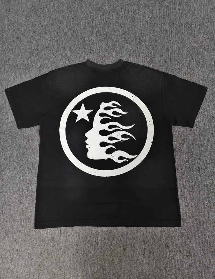 Hellstar Black Rhinestone Tee Size Large
