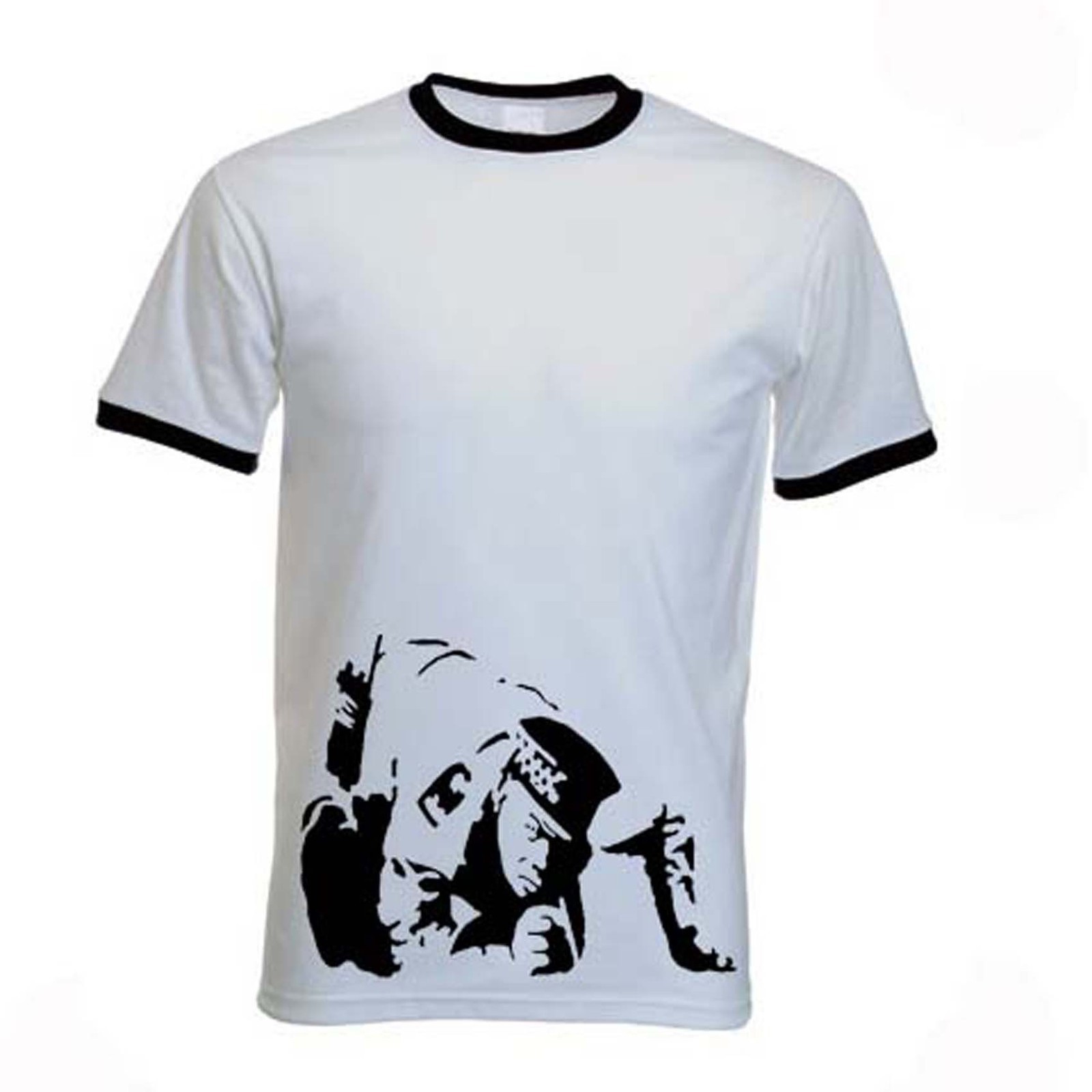BANKSY COKE COPPER T-SHIRT – Cocaine Police Line Up – Choice Of Colours Sz S-XXL