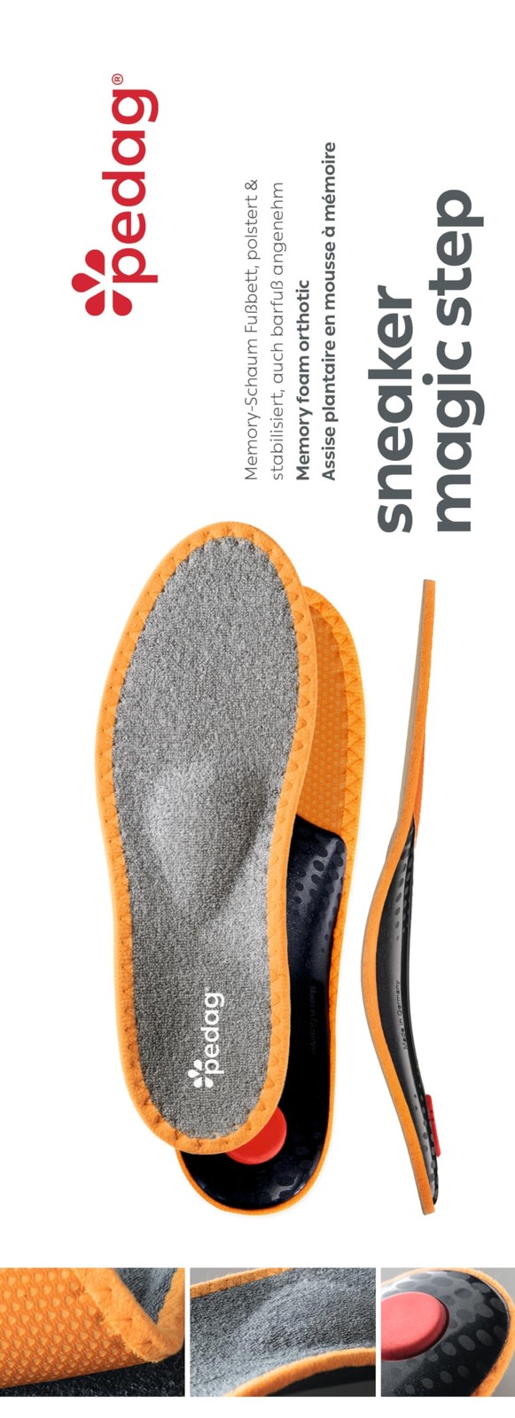 pedag Sneaker Magic Step Insoles M 13 / EU 46 – Handmade in Germany
