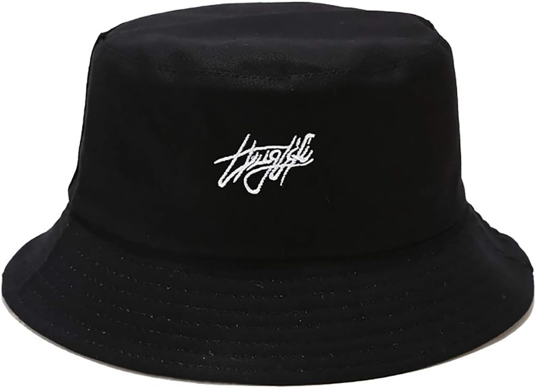 Unisex Bucket Hat Beach Sun Hat Aesthetic Fishing Hat for Men Women Teens, Rever