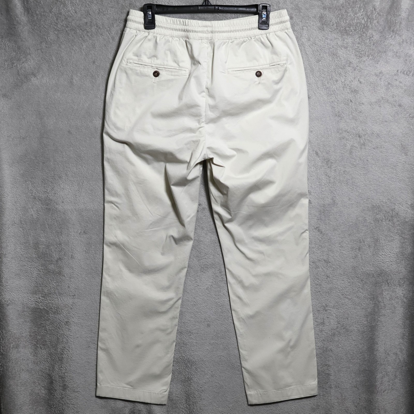 Mugsy Stones Pants Mens 30×27 Medium Beige Stretch Chino Preppy Casual Elastic