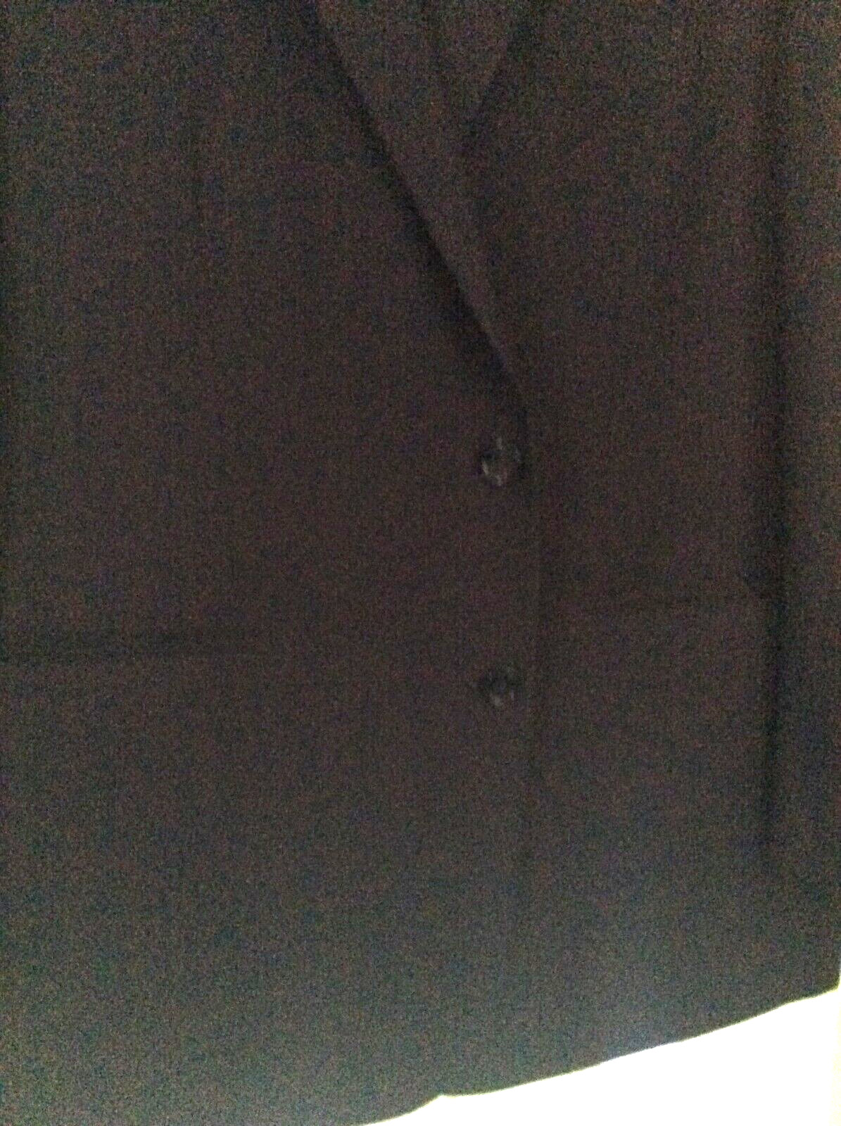 Croft &Barrow MEN’S SZ 44 R Suit Jacket Coat Blazer Black Smooth Feel Modern