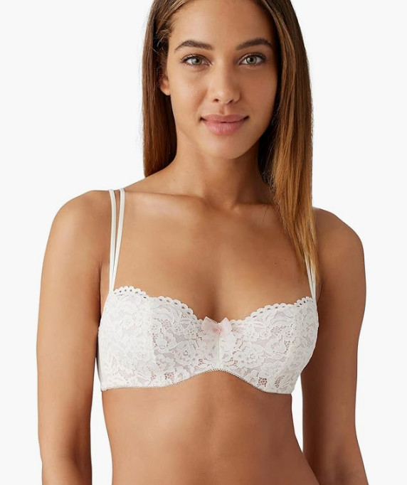 b.tempt’d Women’s Ciao Bella Balconette Bra Vanilla Ice Size 36DD 8223