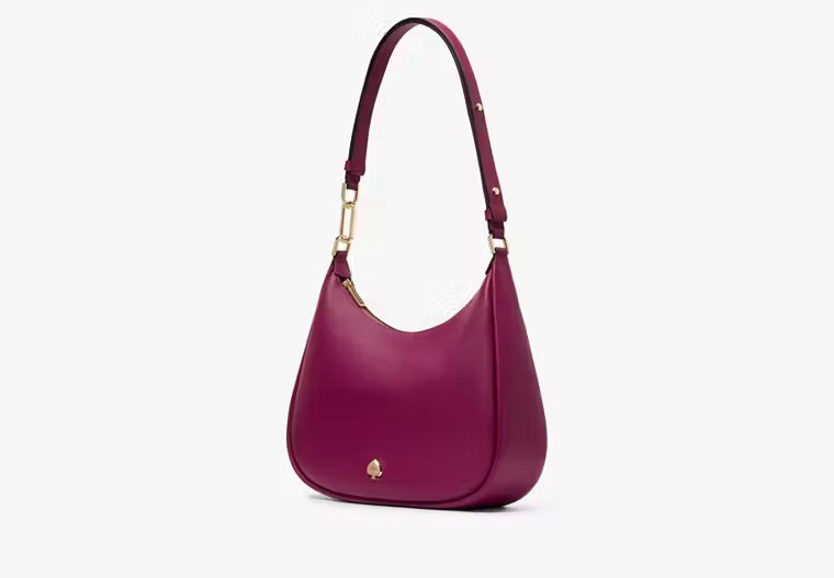 🌺🌷KATE SPADE NEW YORK Pebble Leather KAYLA Shoulder Bag – Dark Raspberry