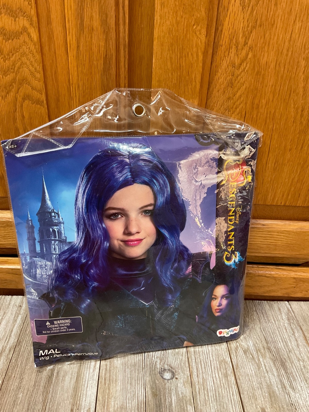 Disney Descendants 3 Mal Costume & Wig Set Child Size Large 10-12