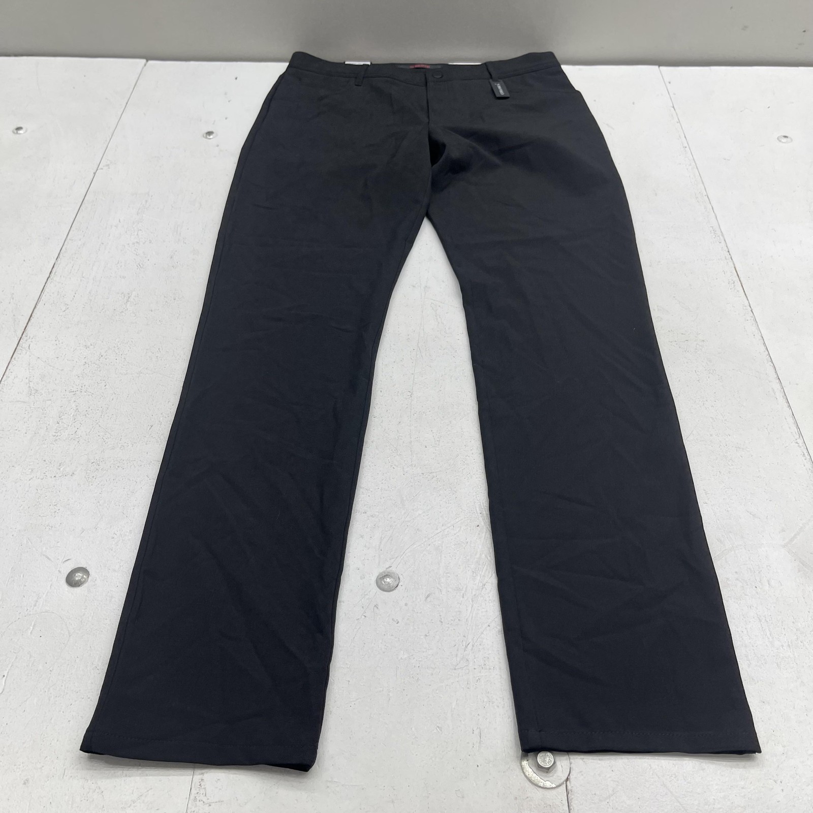 Alberto Ceramica Pants Mens 34×34 Black Regular Fit Stretch Chino Straight Leg