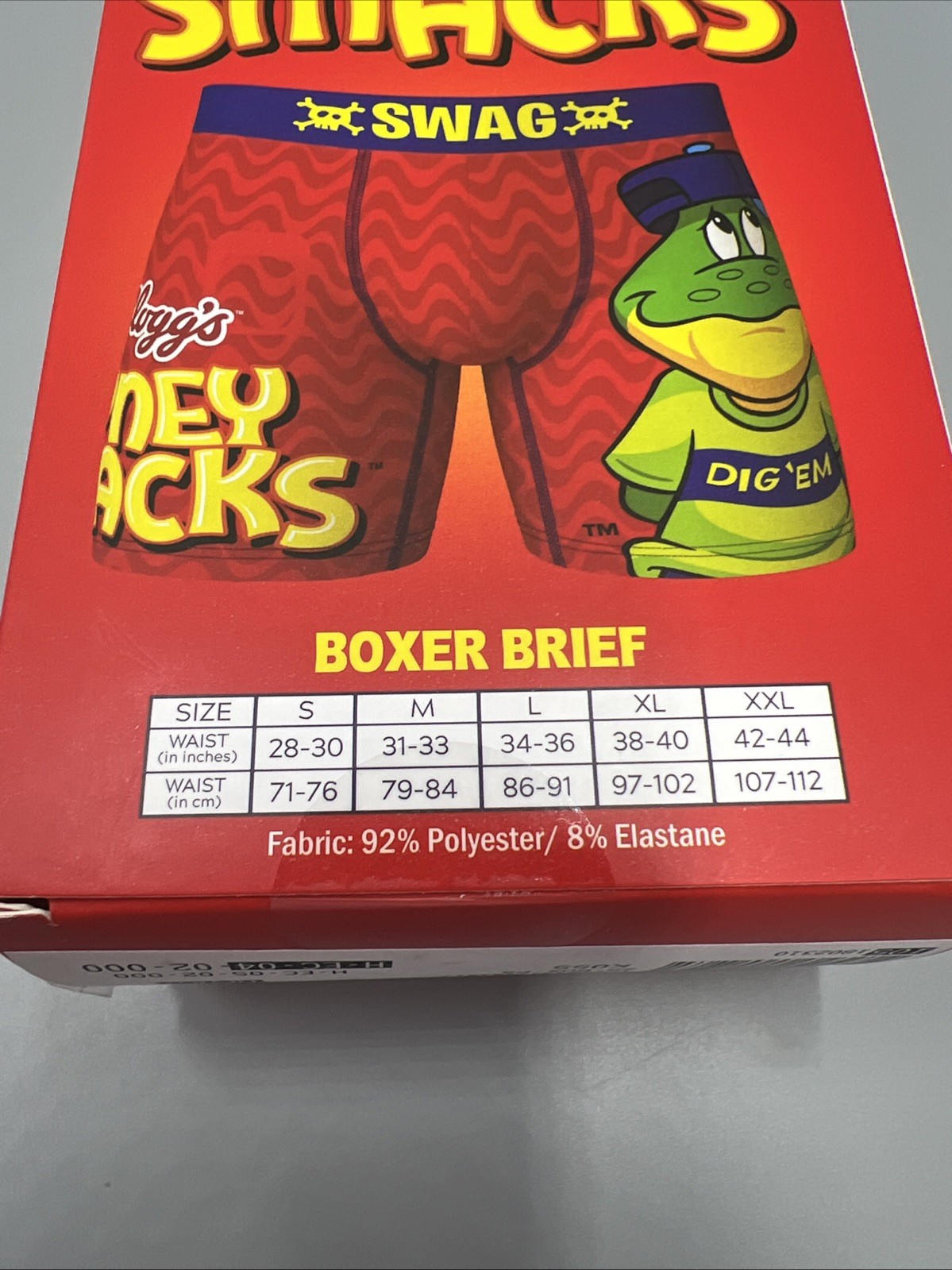 SWAG Kellogg’s Honey Smacks Cereal Frog Boxer Brief. 1 Boxer Brief, Sz S, 28-30″