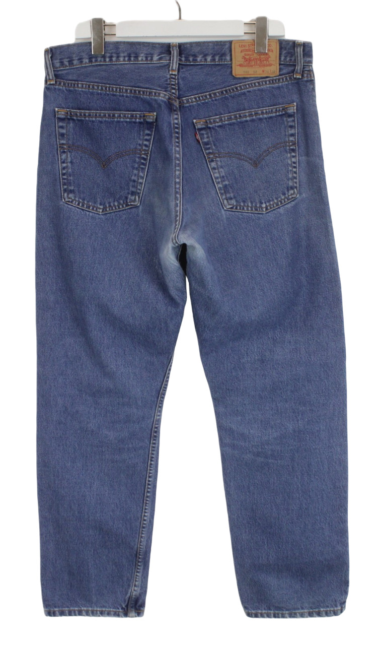 Levi’s 522 02 Mens Jeans W36/L32 Regular Straight Fit Button Fly Denim