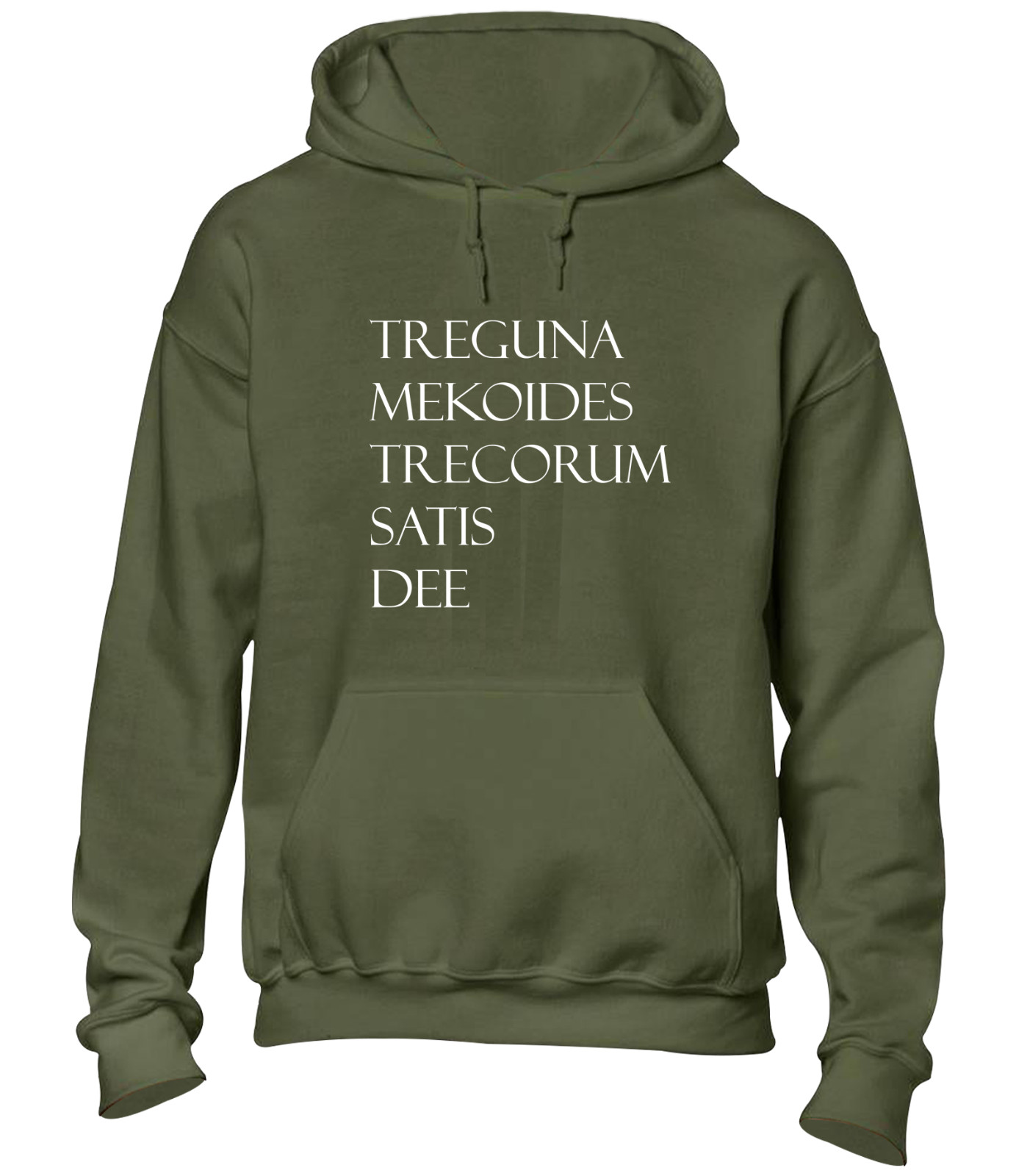 TREGUNA MEKOIDES HOODY HOODIE COOL MAGIC SPELL RETRO COMEDY FUNNY FILM TOP