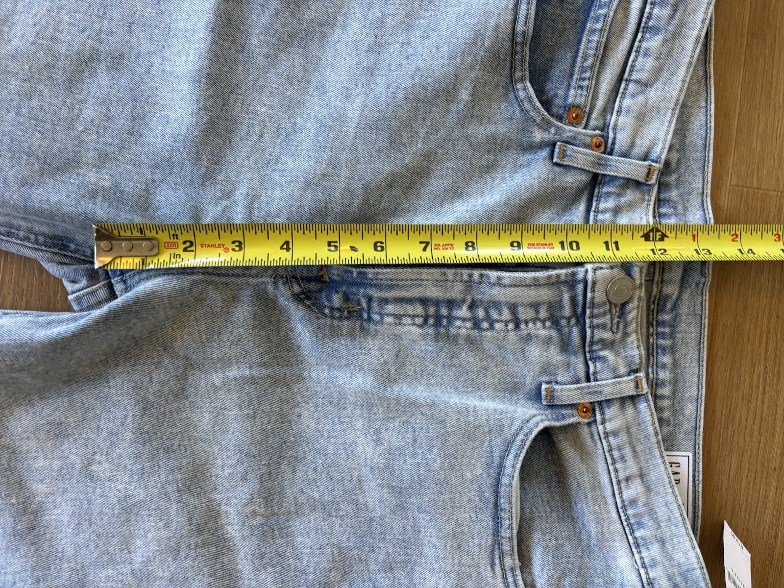Gap Vintage Slim High Rise Jeans Womens Size 12/31 Light Wash