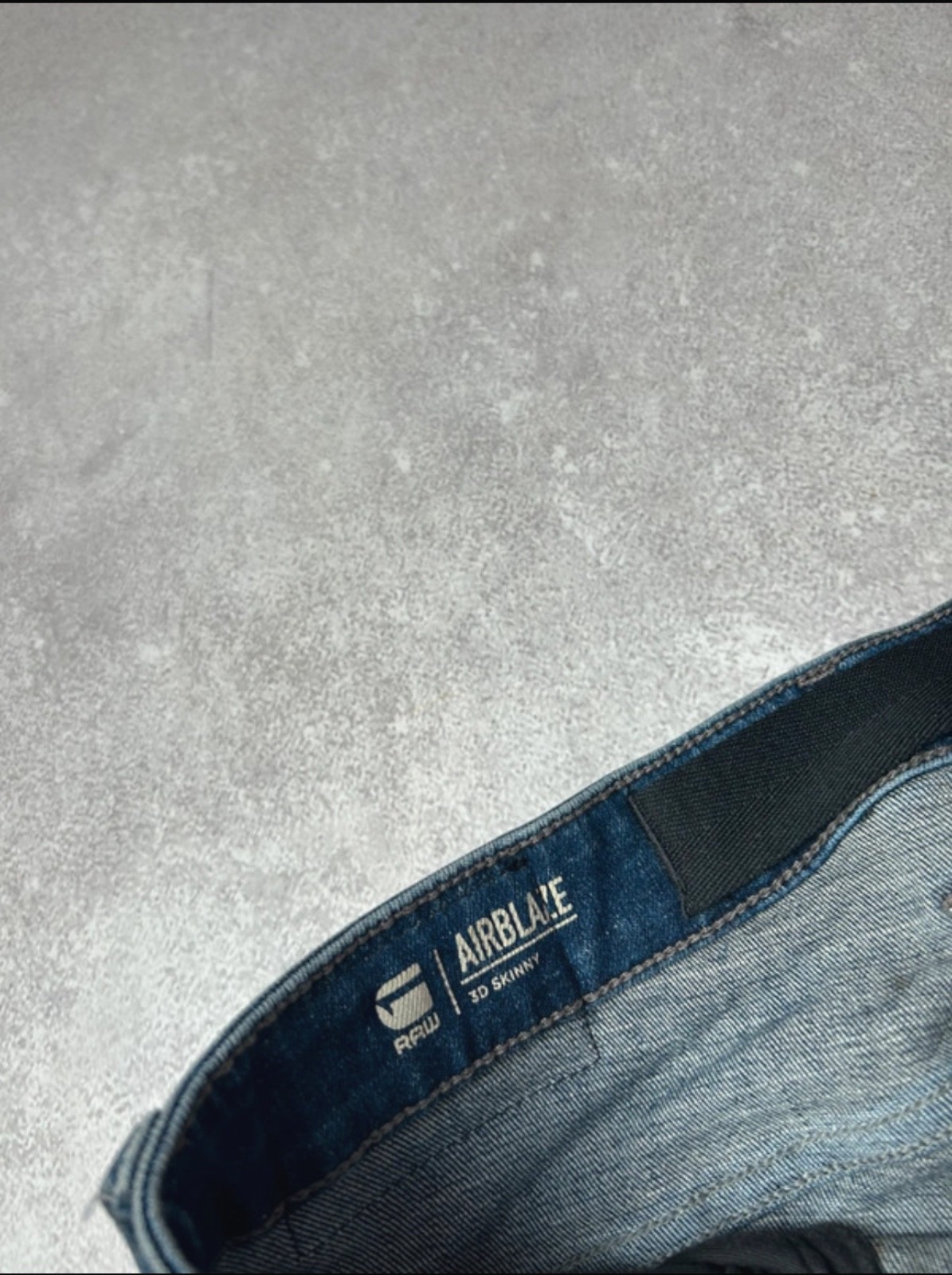 G-Star RAW Airblaze 3D Slim Jeans Dark Blue W33 L32 Moto Cargo Denim