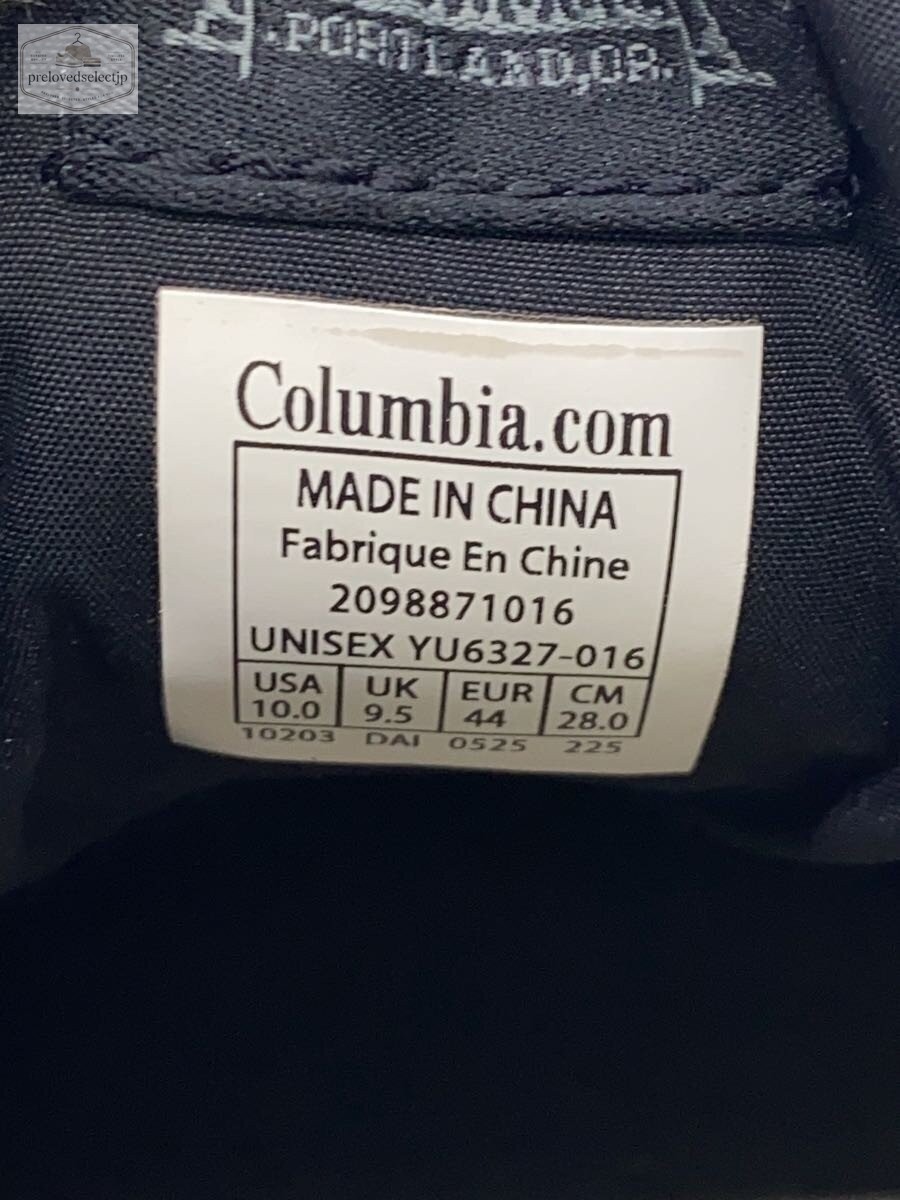Columbia Low-Top Sneaker Men 28cm Black Lace-Up
