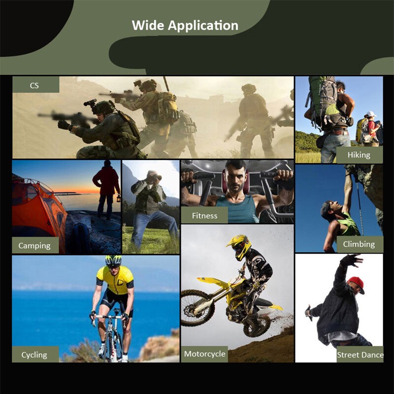 Fingerless Tactical Half-Finger Gloves for Motorcycle Driving Cycling Outdoor