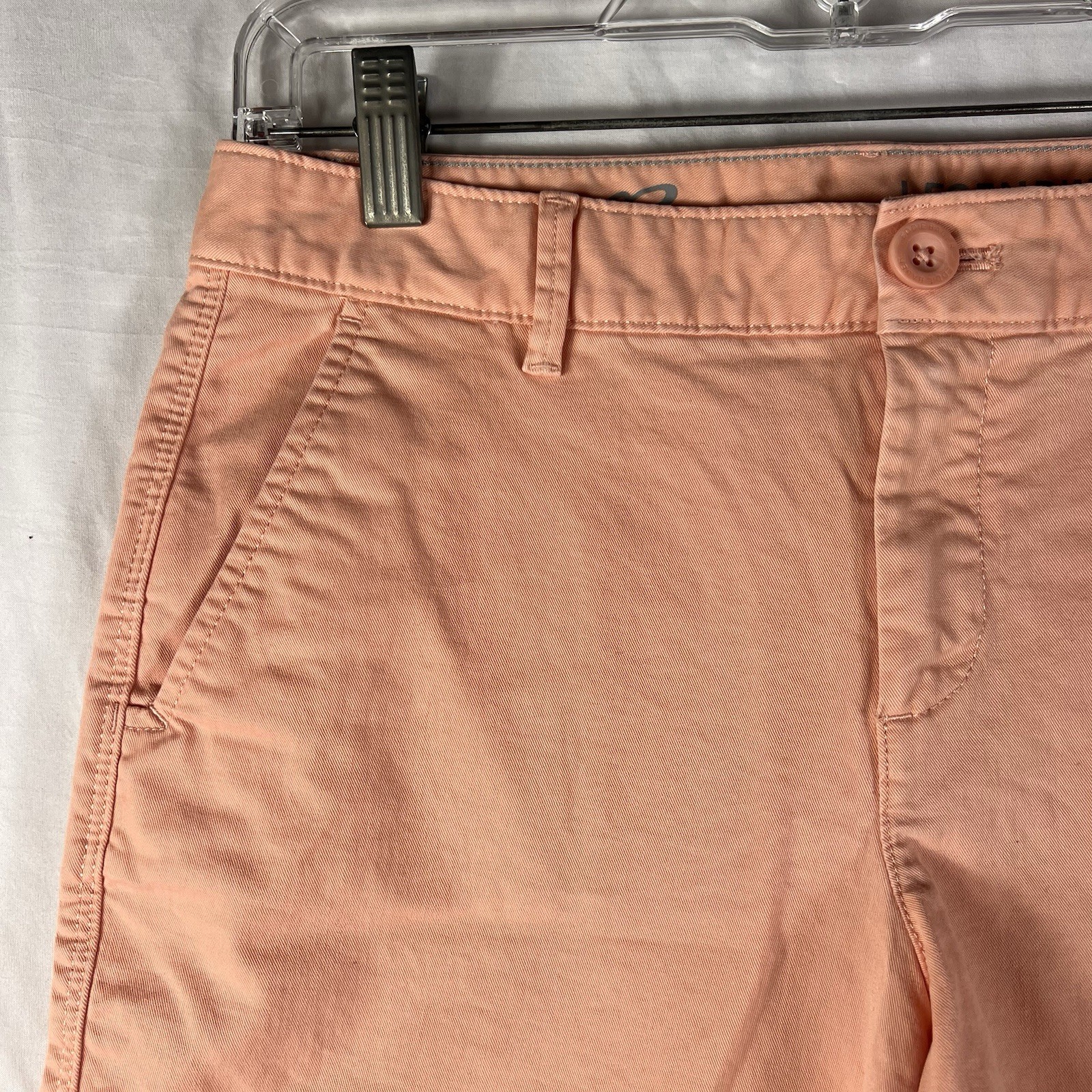 Eddie Bauer Shorts Women’s Size 0 Slightly Curvy Legend Wash Stretch Pink Chino