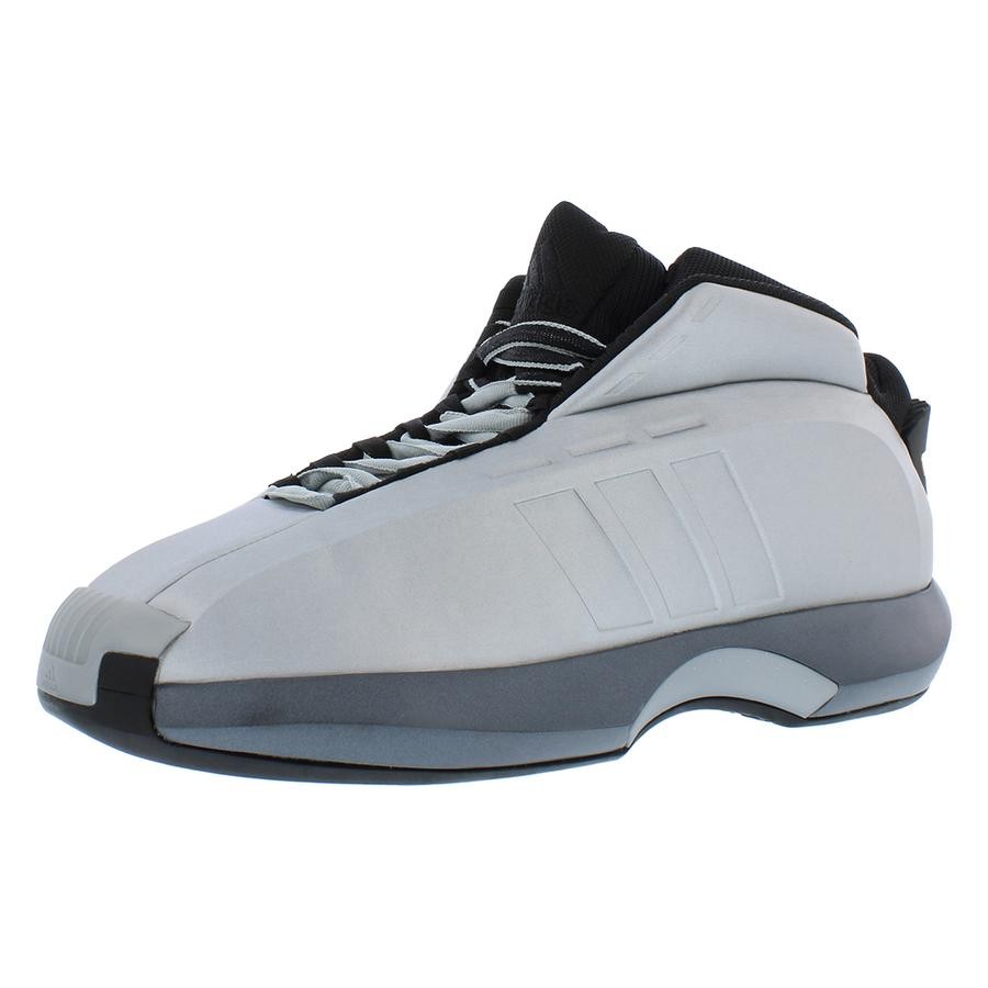 Adidas Crazy 1 Mens Shoes, Color:Silver/Black