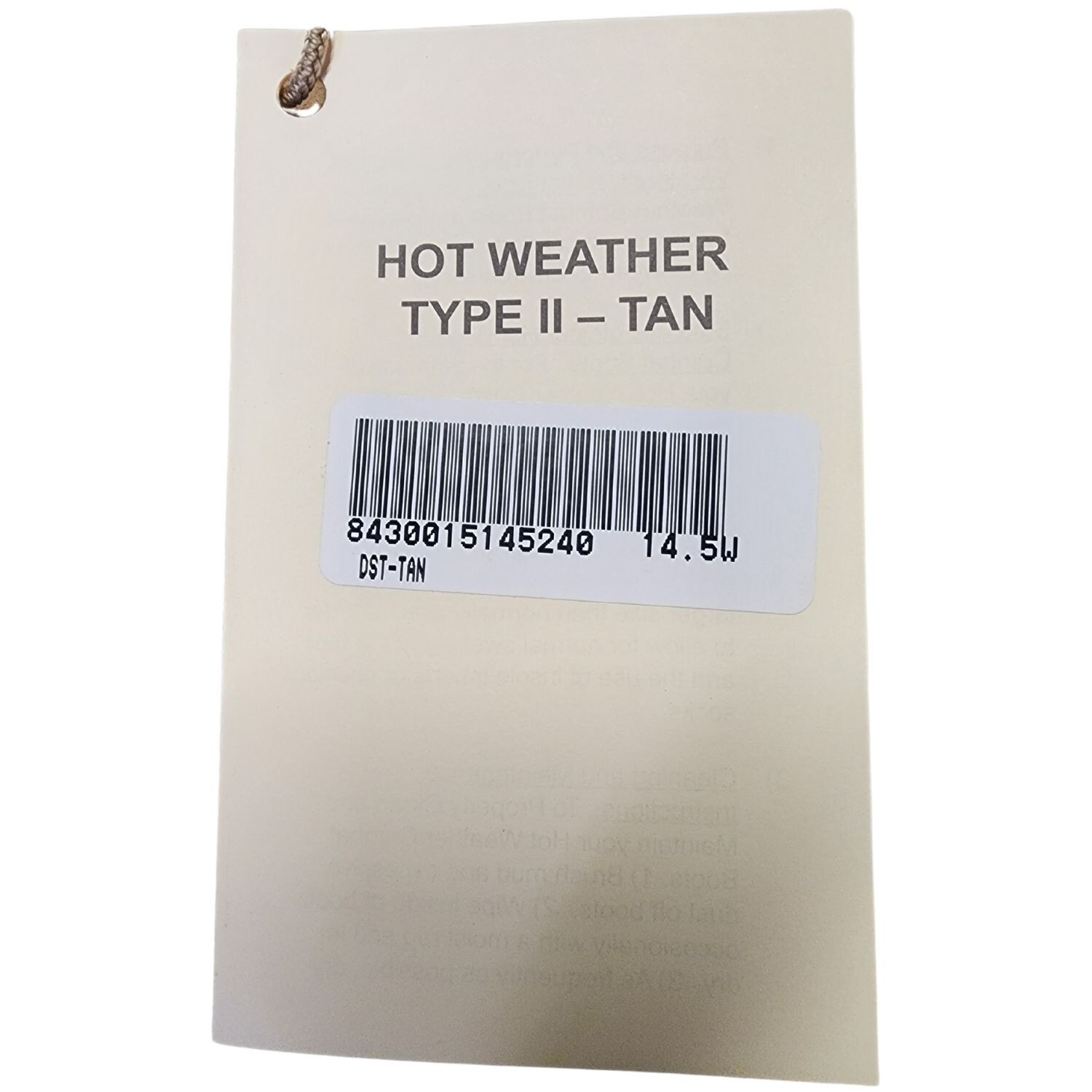 Tan Wellco Desert Type II Hot Weather Boots – New *mocinc.1982*