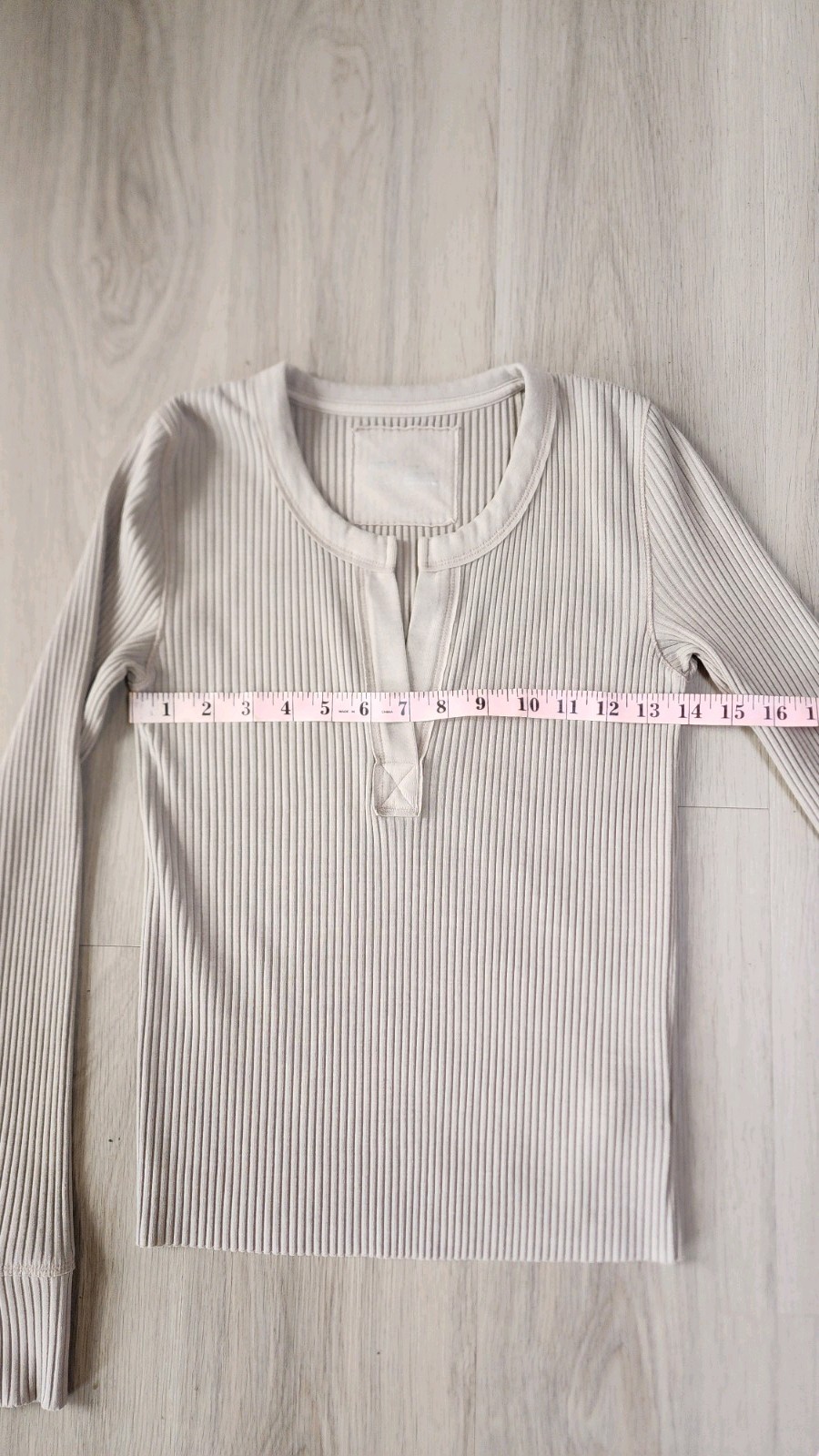 Aerie Love This Moment Ribbed Knit Longsleeve In S Xs Pt RN 54485 CA 03873