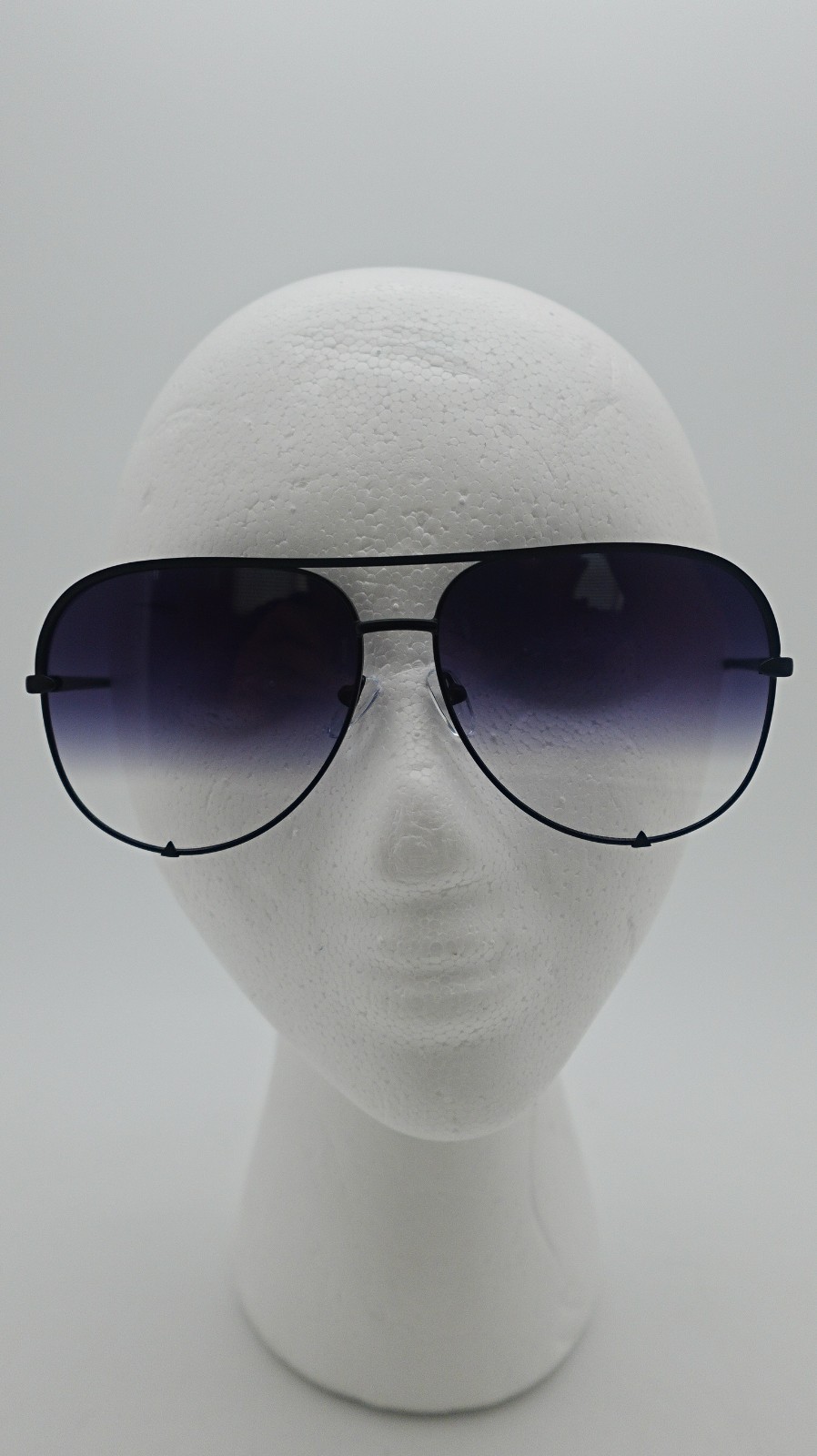 EYERNO Black and Grey Mirrored Aviator UV400 Sunglasses for Men and Women