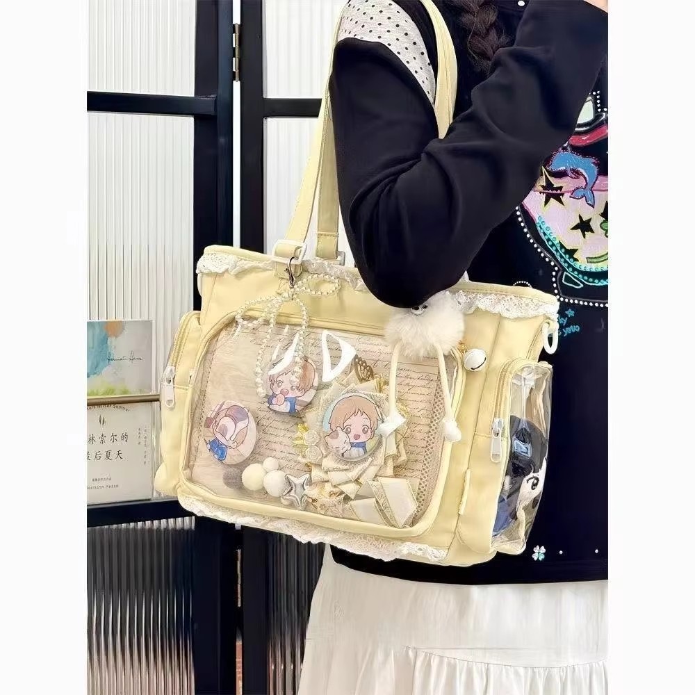 Large Anime Itabag Tote Bag 33cm/13in x 22cm/8.7in x 12cm/4.7in Nylon Lining