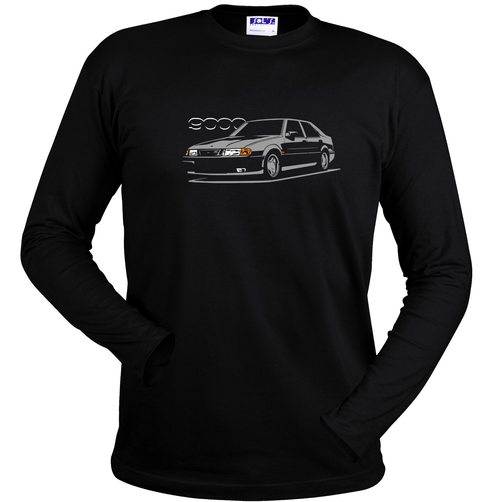 T-shirt for saab 9000 aero turbo fans classic swedish sportscar t-shirt