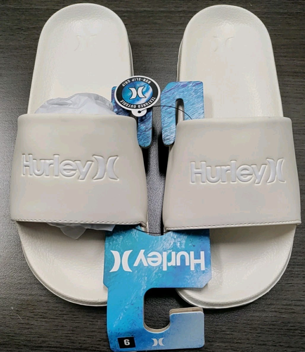 HURLEY MEN’S SANDALS TEXTURED OUTSOLE NON-SLIP GRIP ” IT DOESN’T COME IN A BOX”