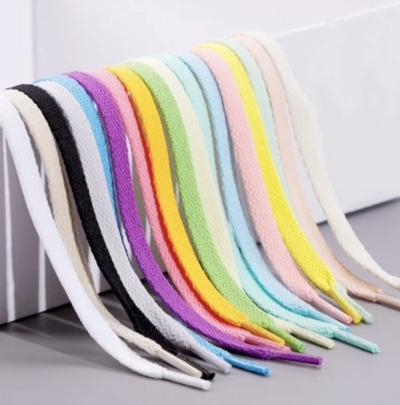 Fat Shoelaces Flat Wide 1cm 140cm Color Boot Shoe Laces Sneakers AF1, Jordan AJ