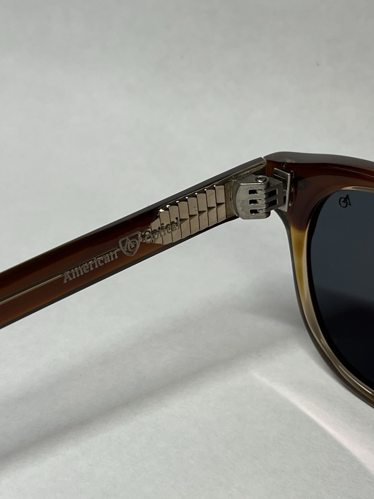 American Optical Times “Chestnut Sand” True Color Gray 47-21-145mm NEW OB